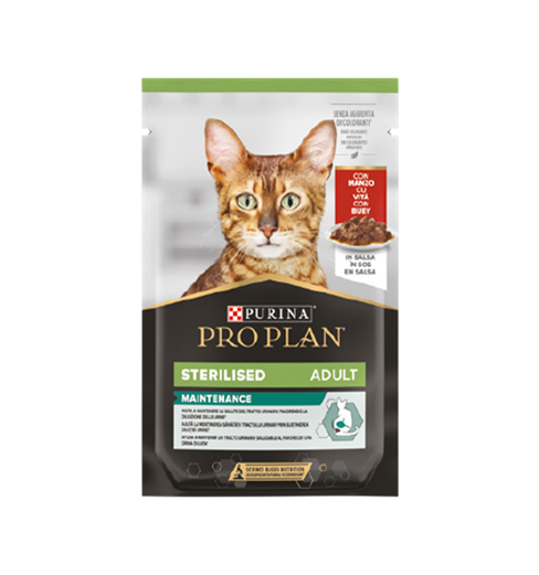Pro Plan Sterilised Biftekli Pouch Kedi Maması 85 g